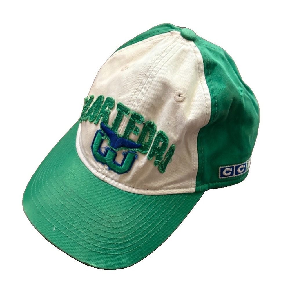 Vintage CCM Hartford Whaler Trucker Hat 1990s